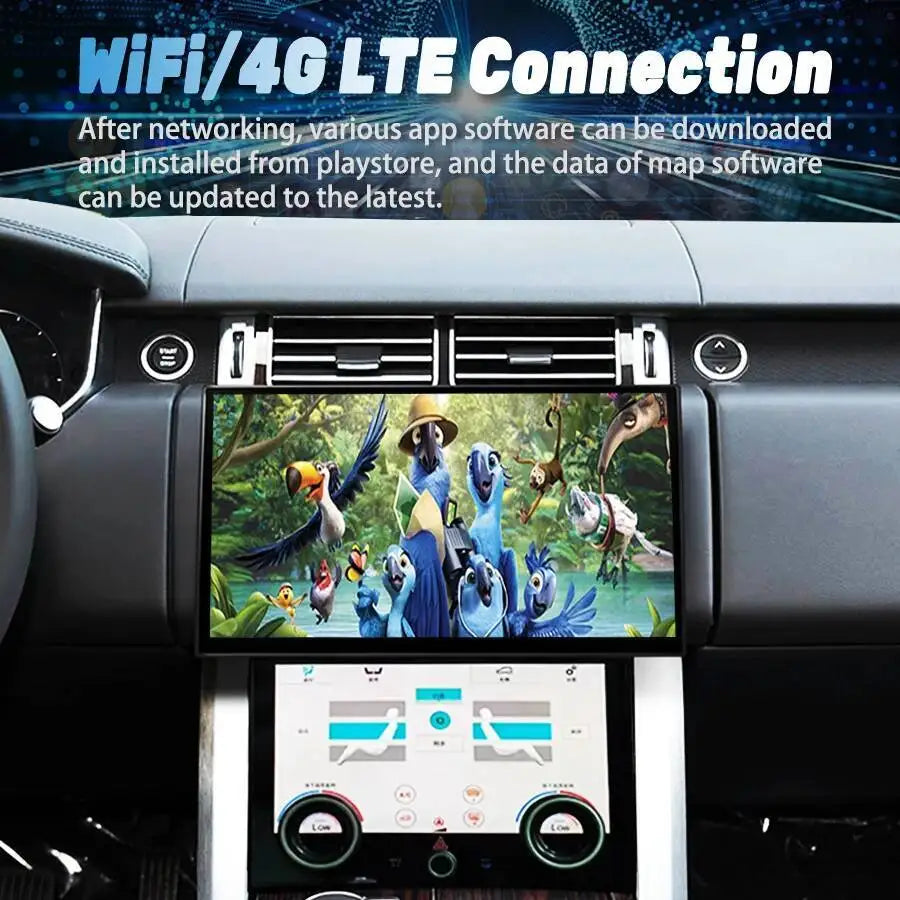 DSP Multimedia Video Player HU For Land Rover Vogue Bosch 2014-2016 Harman 2017-2018 12.3"