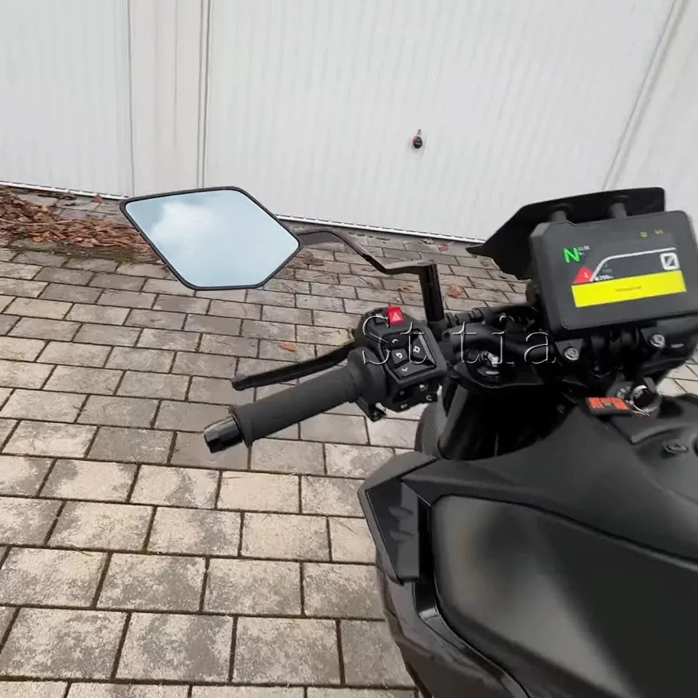Motorcycle Aluminum Rearview Mirror Fit For 390 690 790 890 990 Duke 1290 Super Duke Wind Wing M - Automotive LED Light