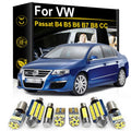 LED Interior Light Kit for Volkswagen VW Passat B4 B5 B6 B7 B8 CC Variant 1999-2006 - Canbus Dome Map Door Trunk Bulb...
