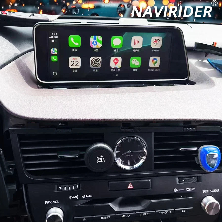 Car Radio For Lexus Rx450h RX200t RX350 RX300 RX 450H 200t 350 2016-2019 Wireless Carplay