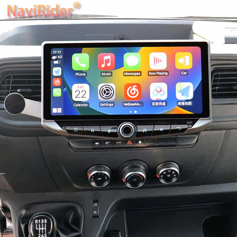 10.88inch Android 14 Screen For Renault Master Nissan NV400 Opel Movano 2 2019-2023 GPS Ca