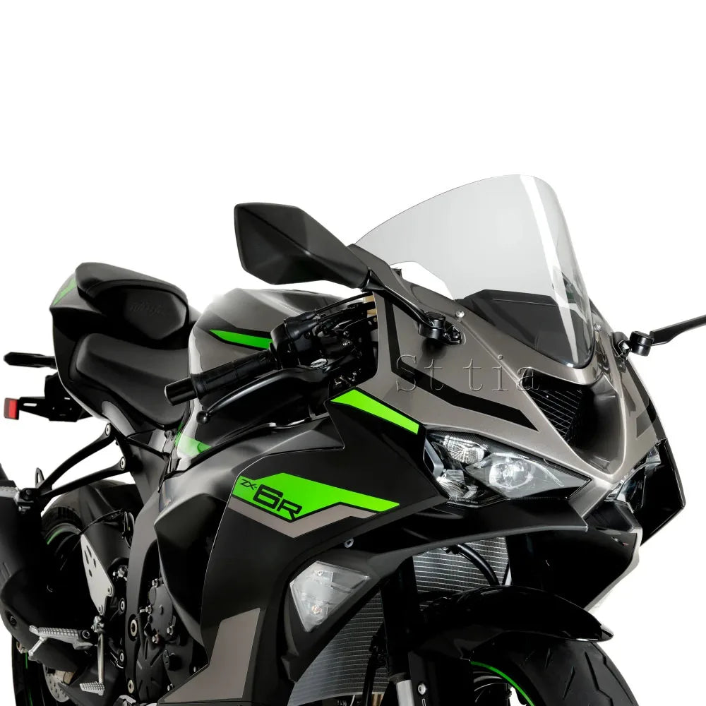 For Kawasaki Ninja ZX6R ZX 6R 2024 2025 Motorcycle Accessories Windshield Wind Deflectors Viser  - Automotive LED Light