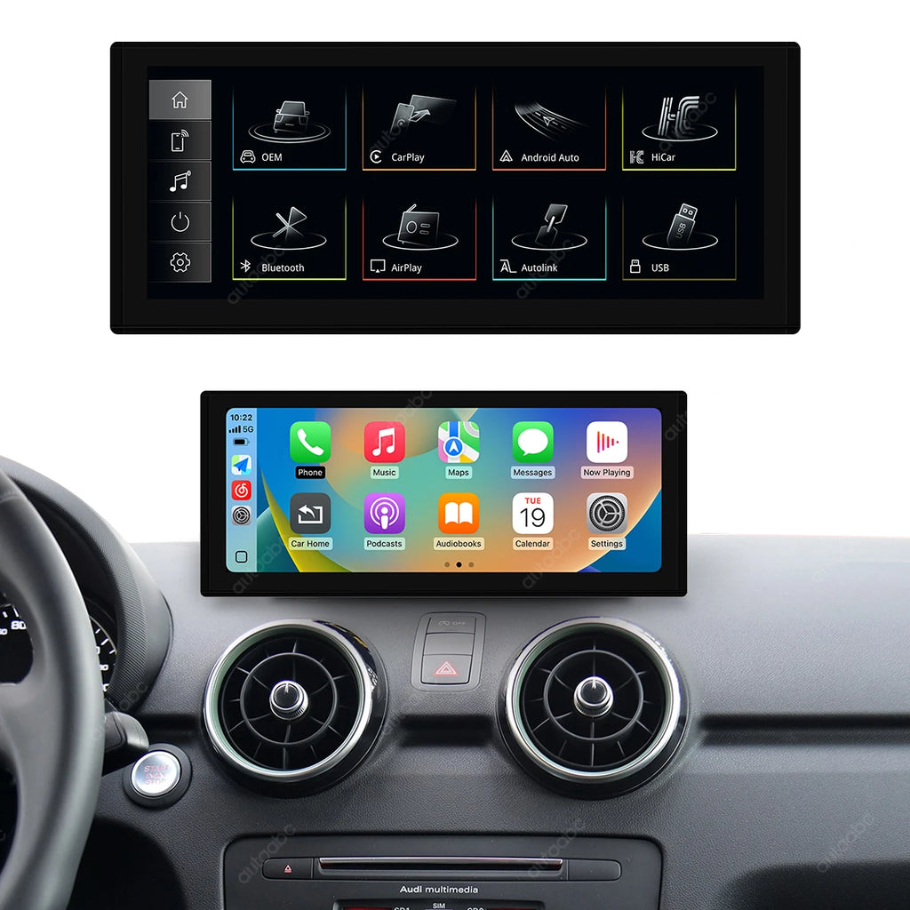 12.3'' Ultra-thin Multimedia Linux Screen Display For Audi A1 2012-2018 With Wireless Carp | AUTOKITSHOP