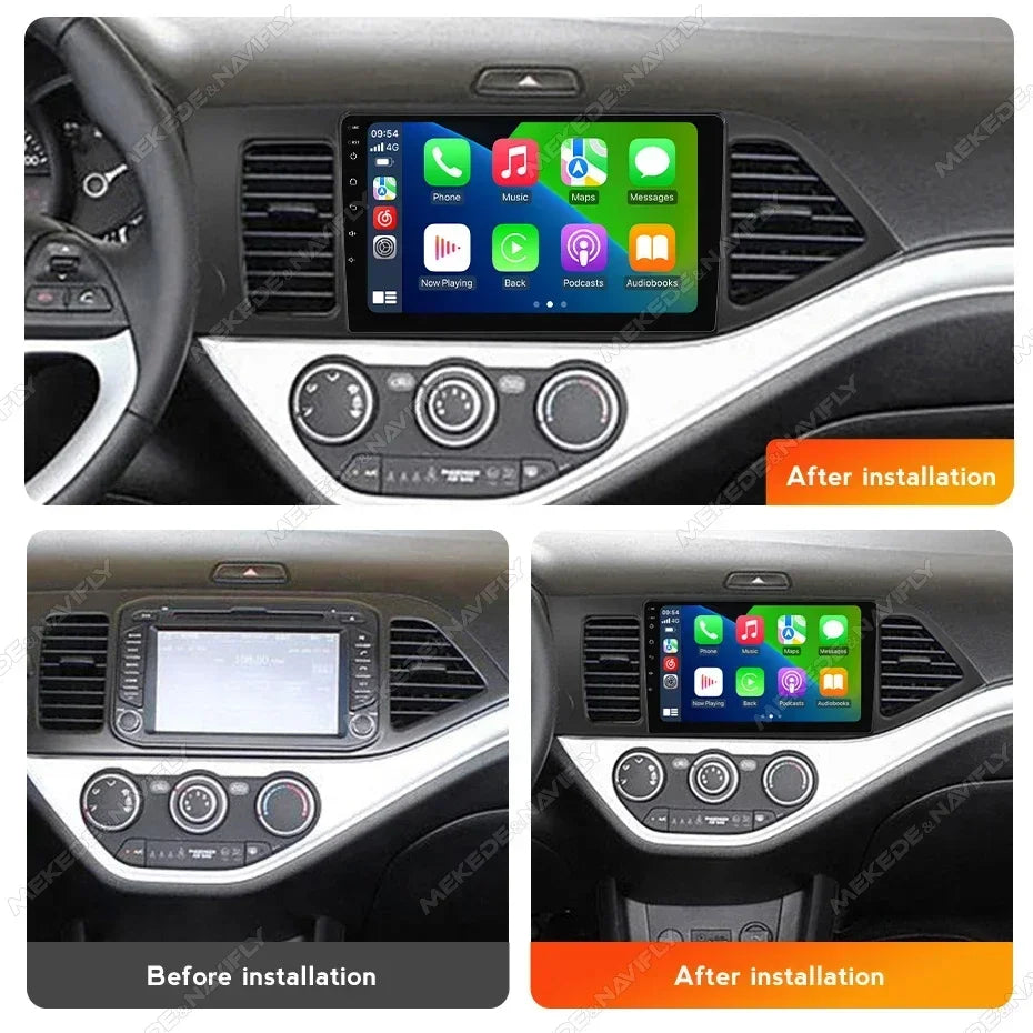 2 Din Android 14 Car Radio Stereo for KIA PICANTO Morning 2011-2016 Carplay Navigation GPS | AUTOKITSHOP