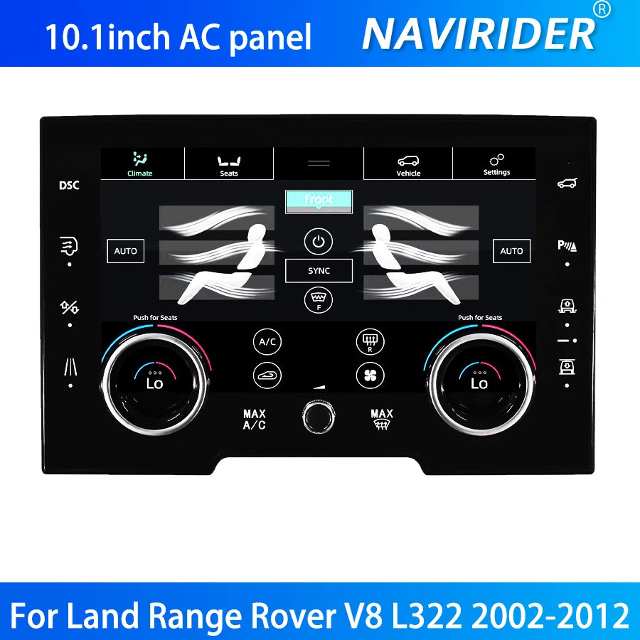 10.1Inch Air Condition Panel AC Control Board For Land Rover Range Rover V8 L322 2002 - 20