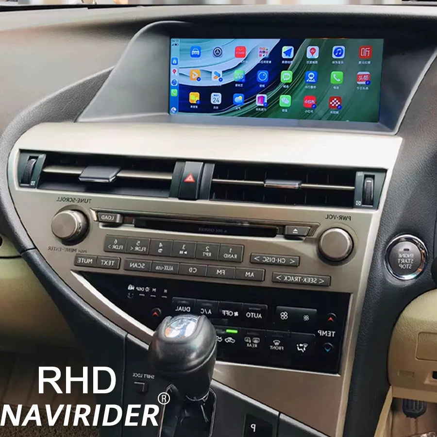 Wireless Carplay Touch Screen For LEXUS RX270 RX350 2009 - 2015 GPS Navi BT 2Din Android 1