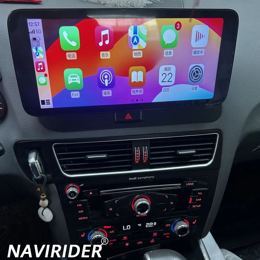 8.8/10.25/12.3inch Android14 Carplay IPS Screen For AUDI Q5 SQ5 09-16 Car Video Player HU