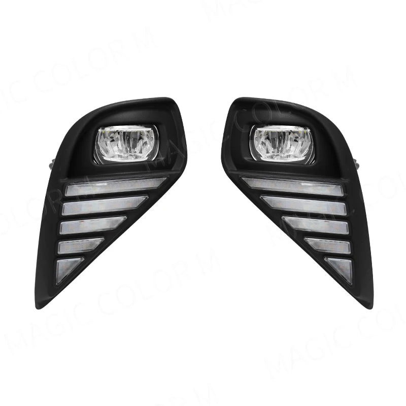 For Toyota Highlander 2021 2022 DRL Fog Light Led Daytime Running Lamp Daylights Dual Colo | AUTOKITSHOP