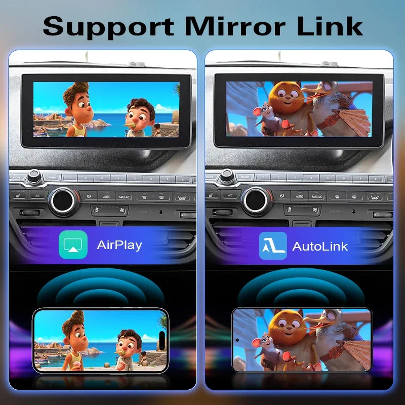 Wireless CarPlay For BMW i3 I01 NBT/EVO System 2013-2020, with Android Auto Mirror Link Ai