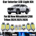 9-Piece LED Interior Light Kit for All New Mitsubishi L200 Triton - Canbus Error-Free Bulbs | AUTOKITSHOP