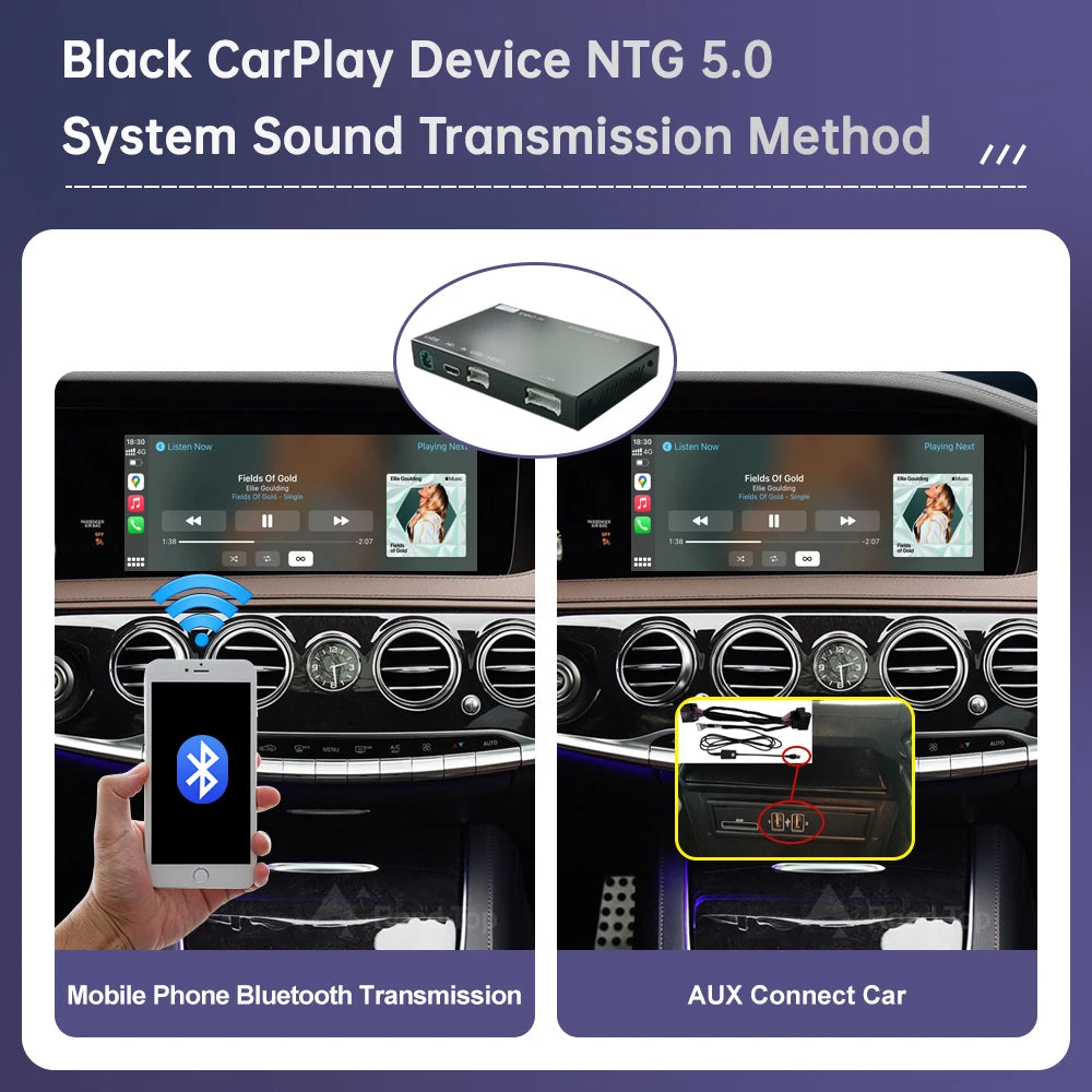 Wireless CarPlay for Mercedes Benz S Class W222 2014-2018 NTG5.0 with Android Auto Mirror  | AUTOKITSHOP
