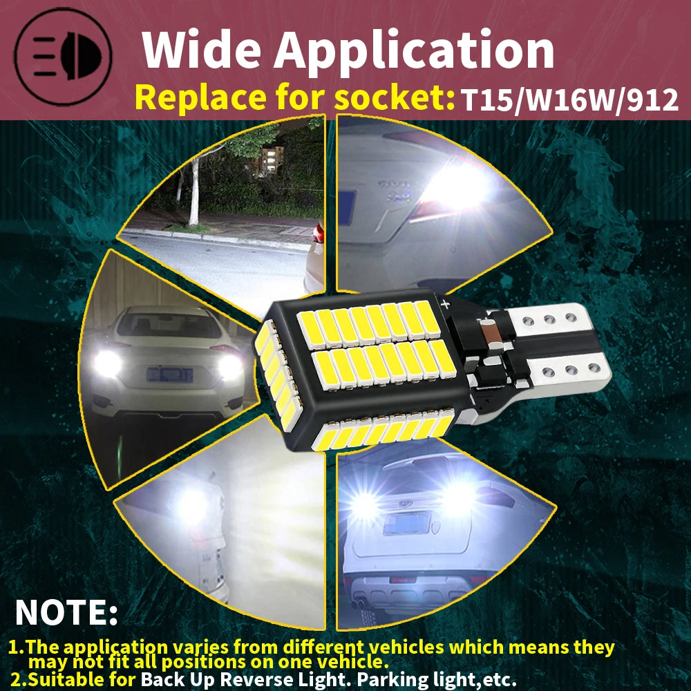 W16W T15 921 LED Canbus Reverse Light Blub Back Up Lamp For BMW E90 F10 E87 E60 F11 E61 F2