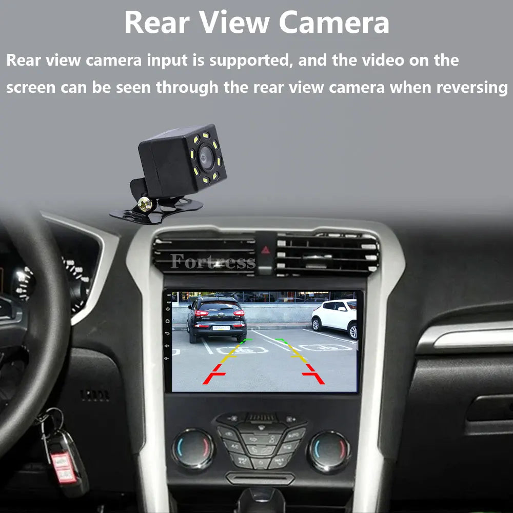 Android 16 GPS Navigation QLED Touch Screen For Ford Fusion Mondeo 5 2014-2019 Auto Radio