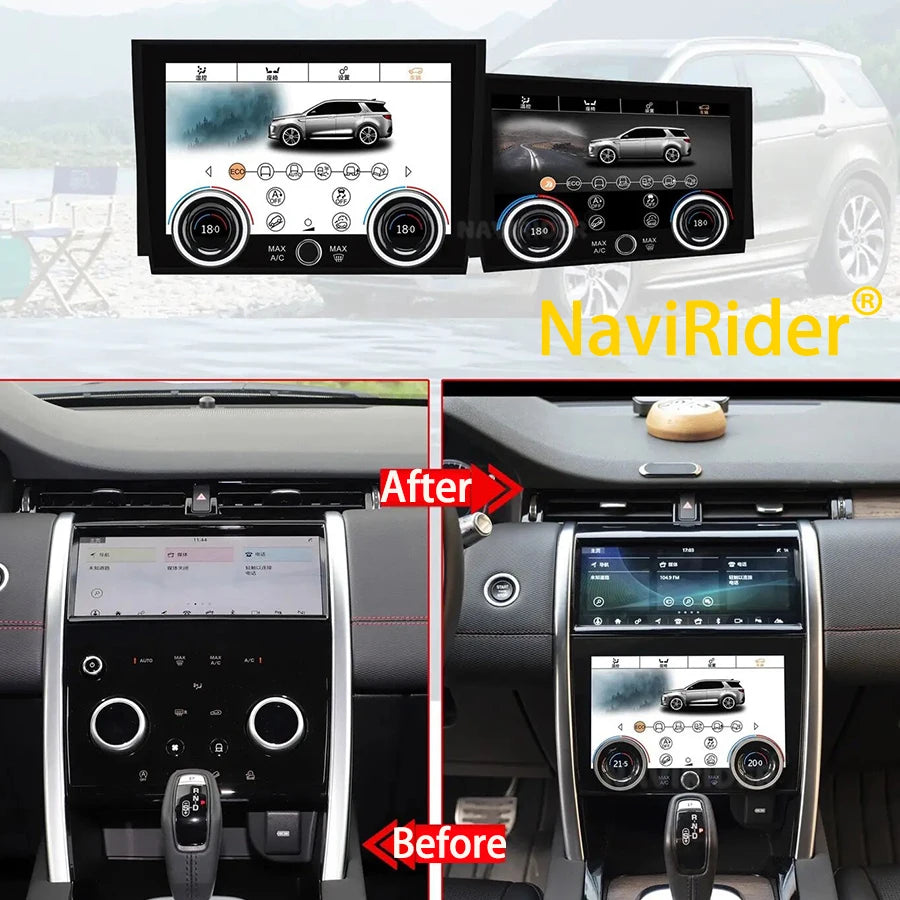 9" Climate Control LCD Screen For Land Rover Discovery Sport 2020 2021 2022 AC Panel Easy  | AUTOKITSHOP