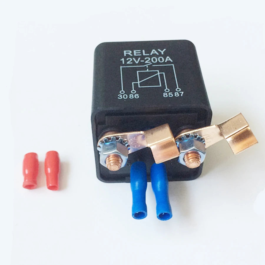 12V 120A Split Charge Relay 2 Pin for Car Automotive Starter Switch +2 Terminals