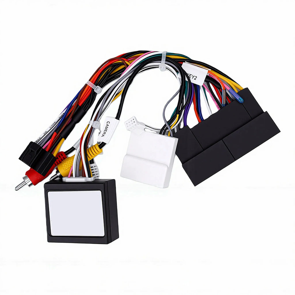16pin Car Radio Stereo Power Wiring Harness and Canbus Box Replacement for Elantra 2016-2018 Car - Automotive LED Light