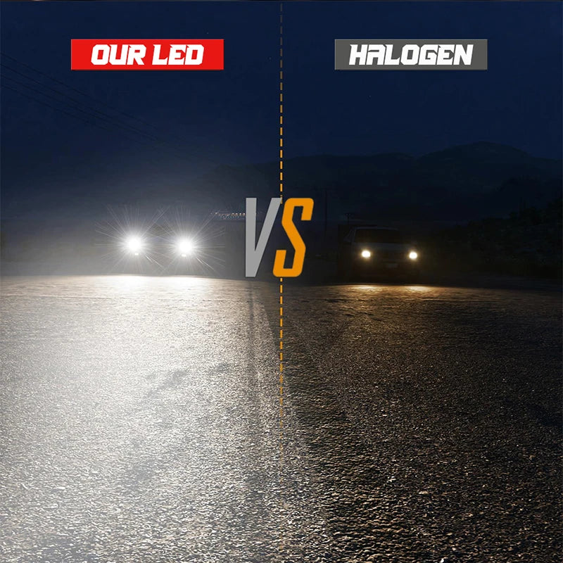 Ultra Bright H7 H4 LED Headlights Canbus H11 H1 H8 H9 9005 HB3 9006 HB4 9012 HIR2 Turbo Hi