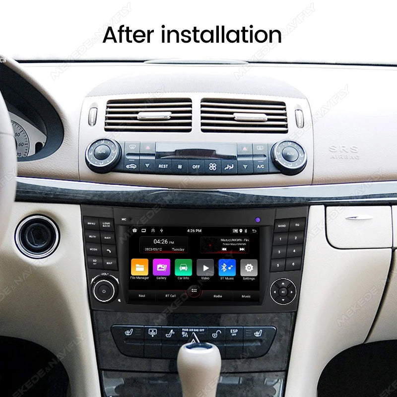 Carplay Android Auto 7" Car Radio For Mercedes Benz E-Class W211 E200 E240 E270 E280 CLS W