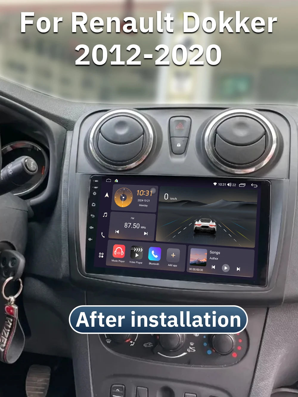Android Screen For Renault Logan 2 2012 - 2019 Sandero 2 2014 - 2019 Car Radio Multimedia