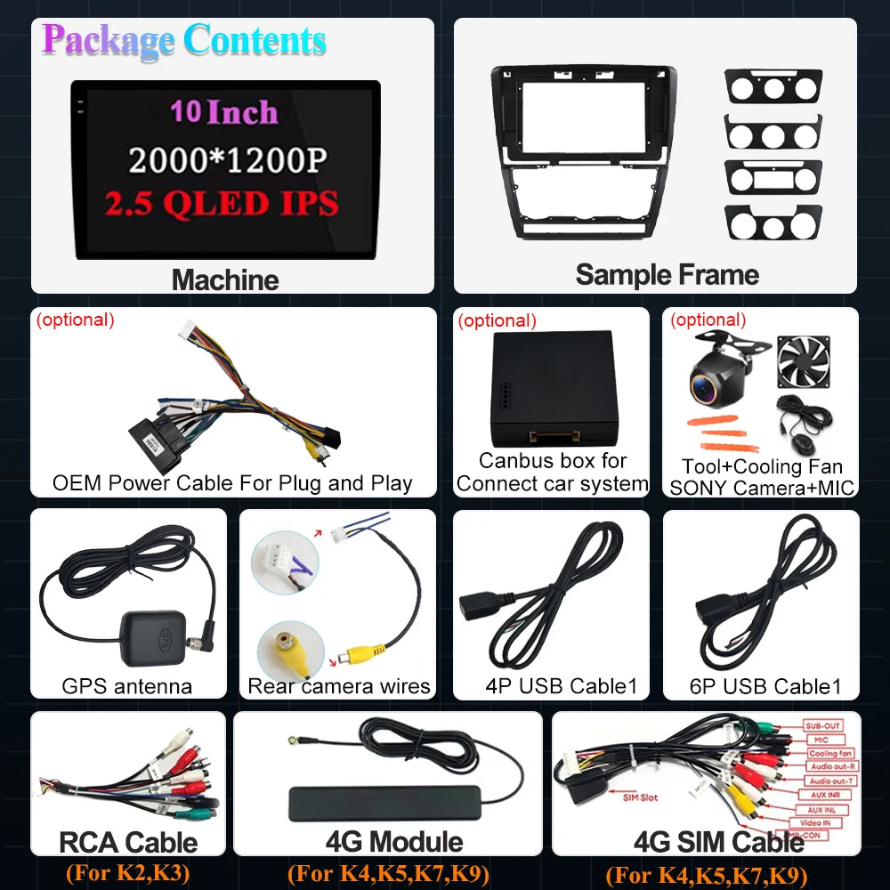 Android 16 For Skoda Octavia 2 A5 2004-2013 Multimedia Car Stereo Radio No 2din Dvd 5g Aut | AUTOKITSHOP