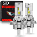 20000LM Canbus H4 LED Headlight Bulbs 9003 HB2 lampada 80W High Low Beam Car Light Turbo F
