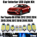 11-Piece LED Interior Light Kit for Toyota 86 GT86 2012 - 2016 - Canbus Dome Map Door Trunk Bulbs | AUTOKITSHOP