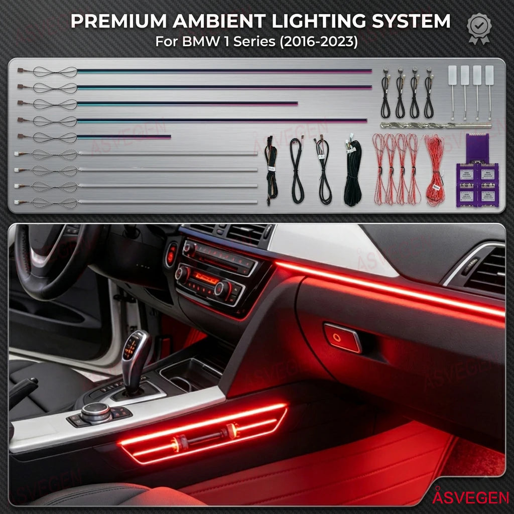 1 RGB - Ambient Light - for BMW F52 F40 2016-2023 - App Control - Car Interior Lighting