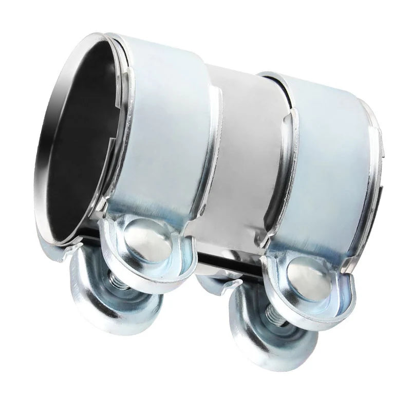Exhaust Clamp 45mm 50mm 55mm 60mm 65mm 70mm 76mm Exhaust Tube Pipe Connector Joiner Sleeve Clamp - Automotive LED Light