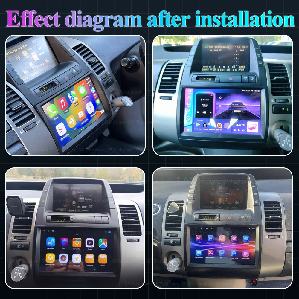 Android 16 For Toyota Prius 20 2002 2003 2004 2005 2006 2007 2008 2009 Car Radio Carplay A | AUTOKITSHOP