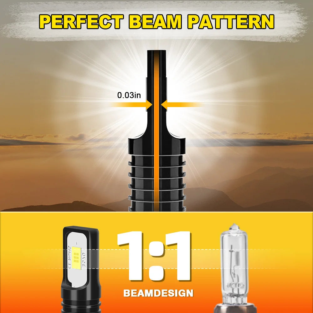 For JD Deere Gator XUV 560E 590E 825i 835E LED Headlight Bulbs, ATV UTV Accessories, 6000K