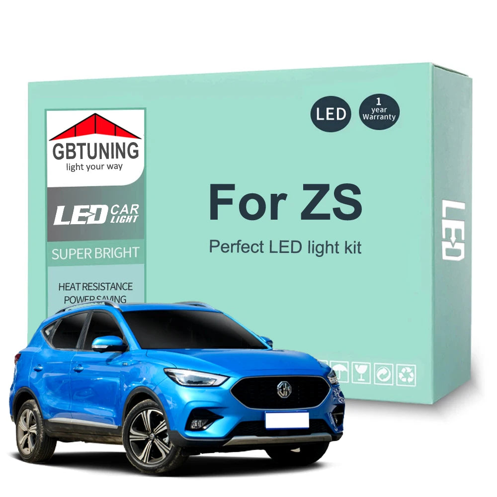 8-Piece LED Interior Light Kit for MG ZS - Canbus Error-Free Bulbs | AUTOKITSHOP