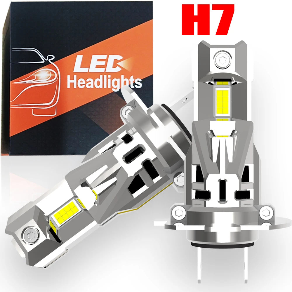 H7 PX26D H18 LED Car Headlight Bulbs High Power Low Beam Driving Turbo Diode White Fog Lam