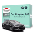 14-Piece LED Interior Light Kit for Chrysler 200 Saloon Sedan - Canbus Error-Free Bulbs | AUTOKITSHOP