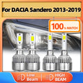 40000LM LED Car Headlight Bulbs H1 H7 Canbus Auto Lamps 6000K 12V Car Light For DACIA Sand