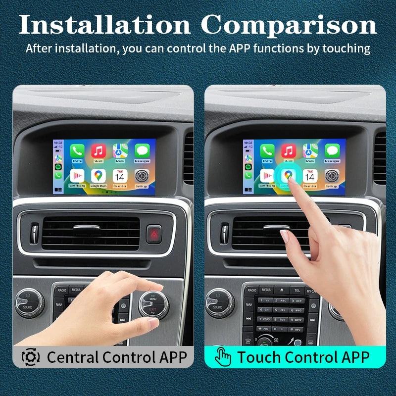 7‘’ / 5.8'' ZTUZAUTO Touchpad for VolvoV40 V60 S60 XC60 XC70 S80 Add Touching Function Onl