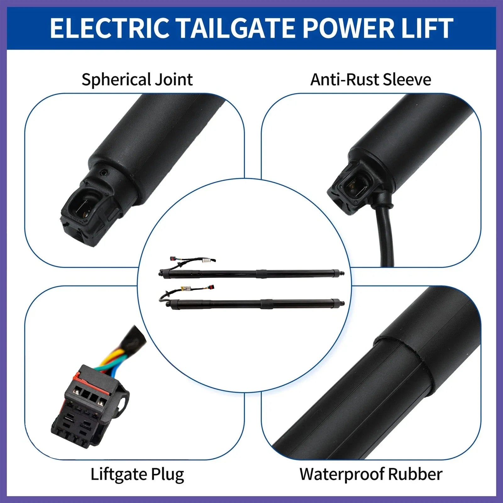 For DXA/CB7 FORD Grand C-Max 2010-2019 Tailgate Support Rod Rear Tailgate Strut Electric S | AUTOKITSHOP