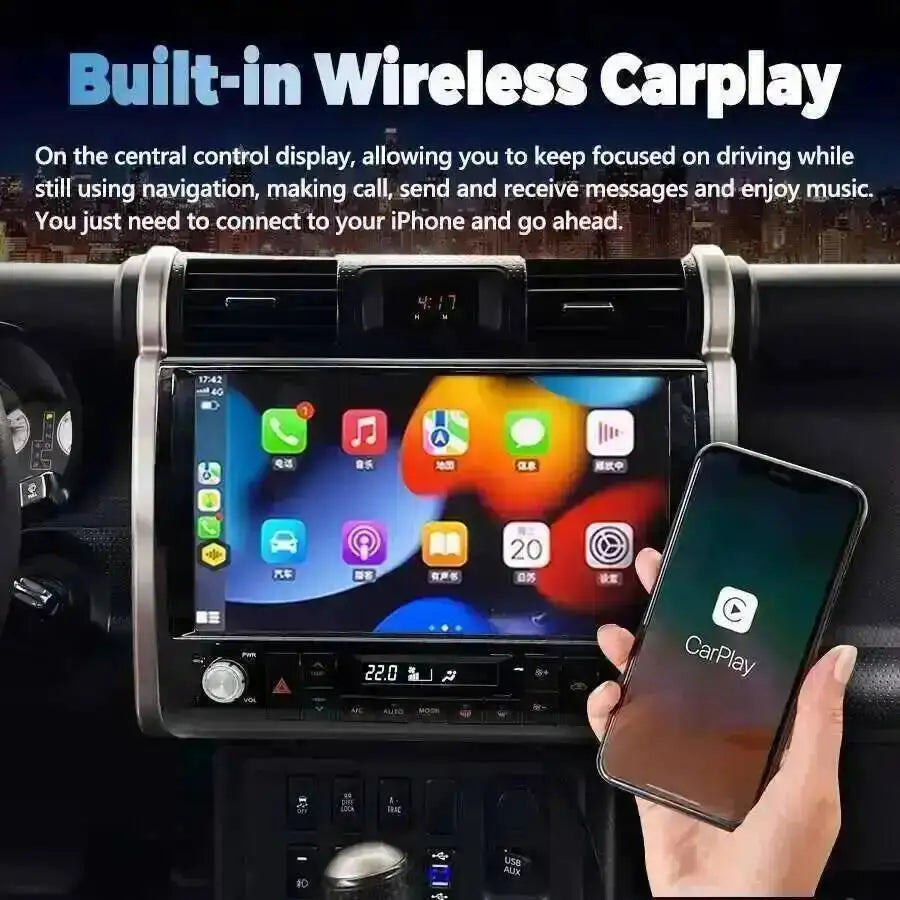 Android Screen GPS Radio Car 12.8inch For Toyota FJ Cruiser 2006 2007 2019 Stereo Autoradi | AUTOKITSHOP