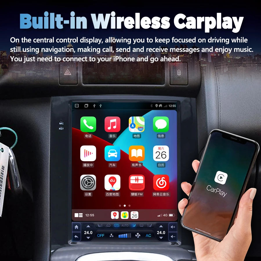 8G+128GB For Peugeot 3008 2009 - 2015 Car Radio Car video players CarPlay Android 13 Auto