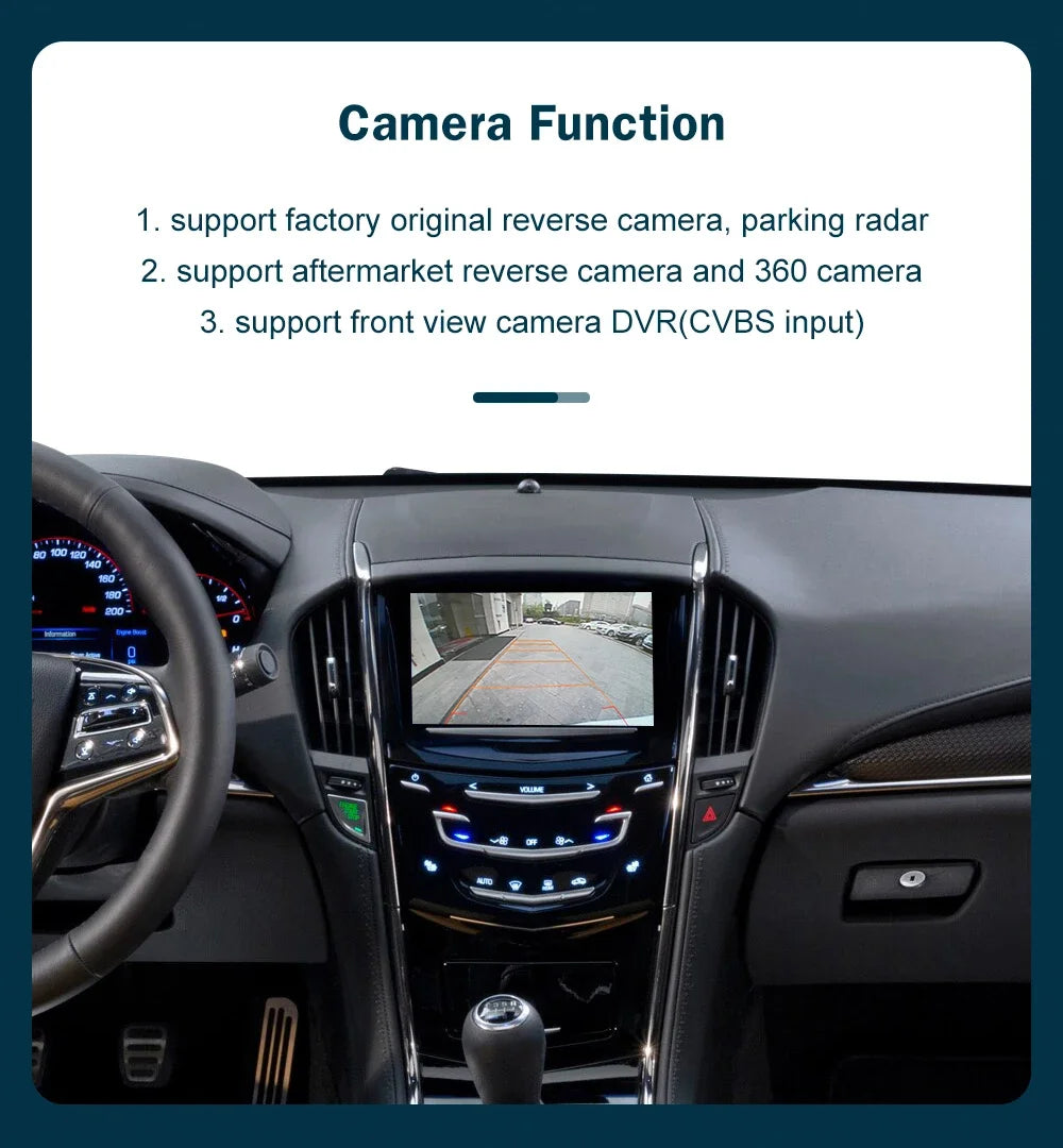 Wireless Apple CarPlay Android Auto Interface Box For Cadillac ATS CTS XTS XT5 SRX Escalad