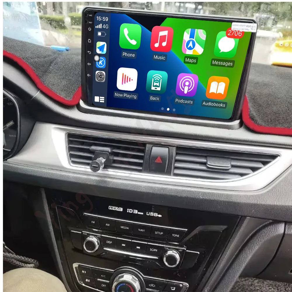 Android 16 For Changan Alsvin V7 2014-2018 Car Auto Radio Speler GPS Navigation Carplay Bl