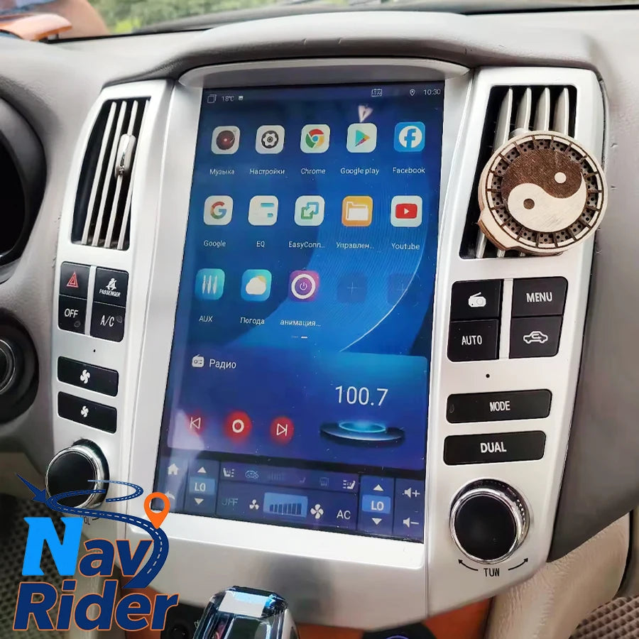 12.1" Android For Lexus RX 330 350 RX330 RX350 RX300 2004-2008 For Toyota Harrier GPS Navi