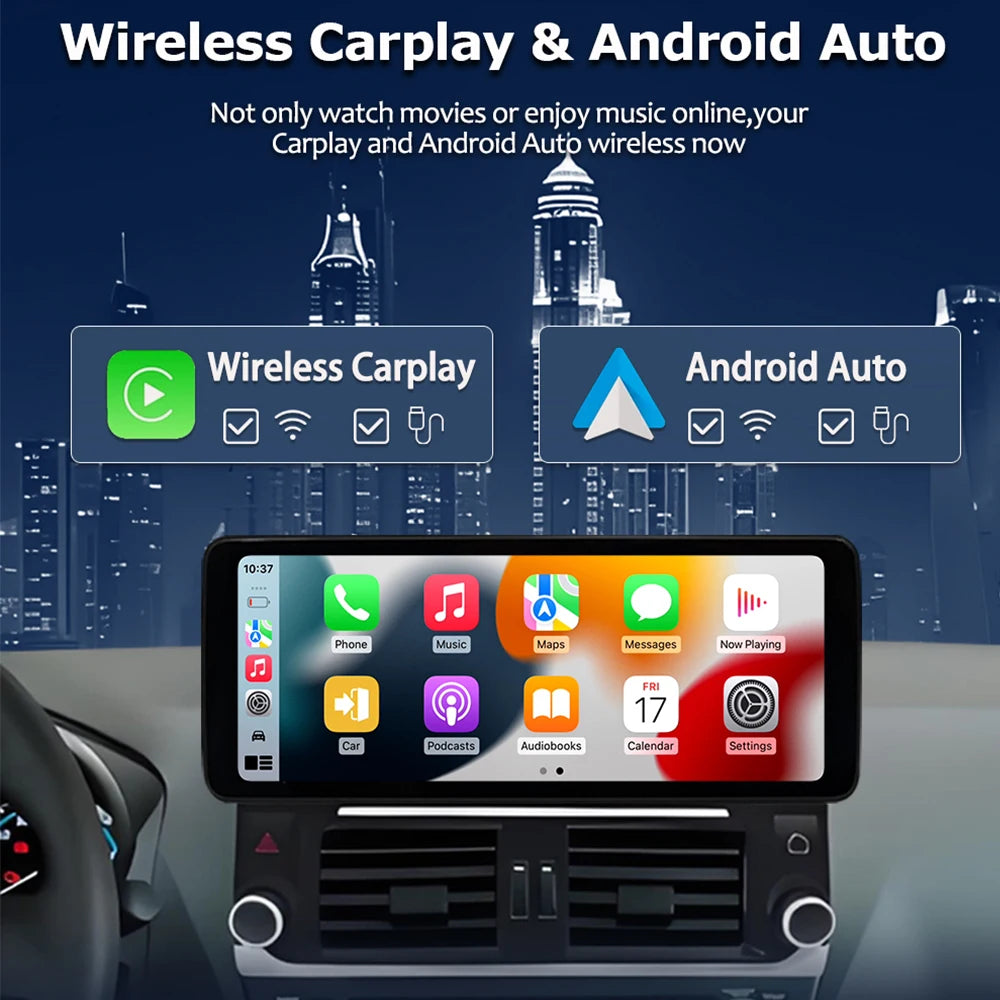 Wireless Carplay Android Auto for Hyundai ix35 2010-2015 QLED 2400*900P Car Display Screen