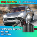 LED Headlight HID D1S Bulbs Canbus Car Light 30000LM Bright For Porsche Cayenne 957 958 20