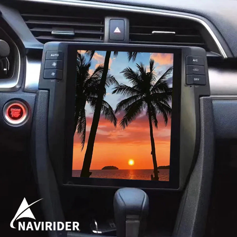 10.4inch Android 15 Carplay Auto Car Radio For Honda Civic 2016-2022 4G WIFI Multimedia Vi | AUTOKITSHOP