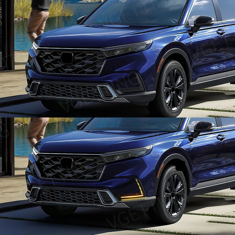 For Honda CRV CR-V 2023 LED DRL Daytime Running Light Daylights Dynamic Turn Signal Fog La | AUTOKITSHOP