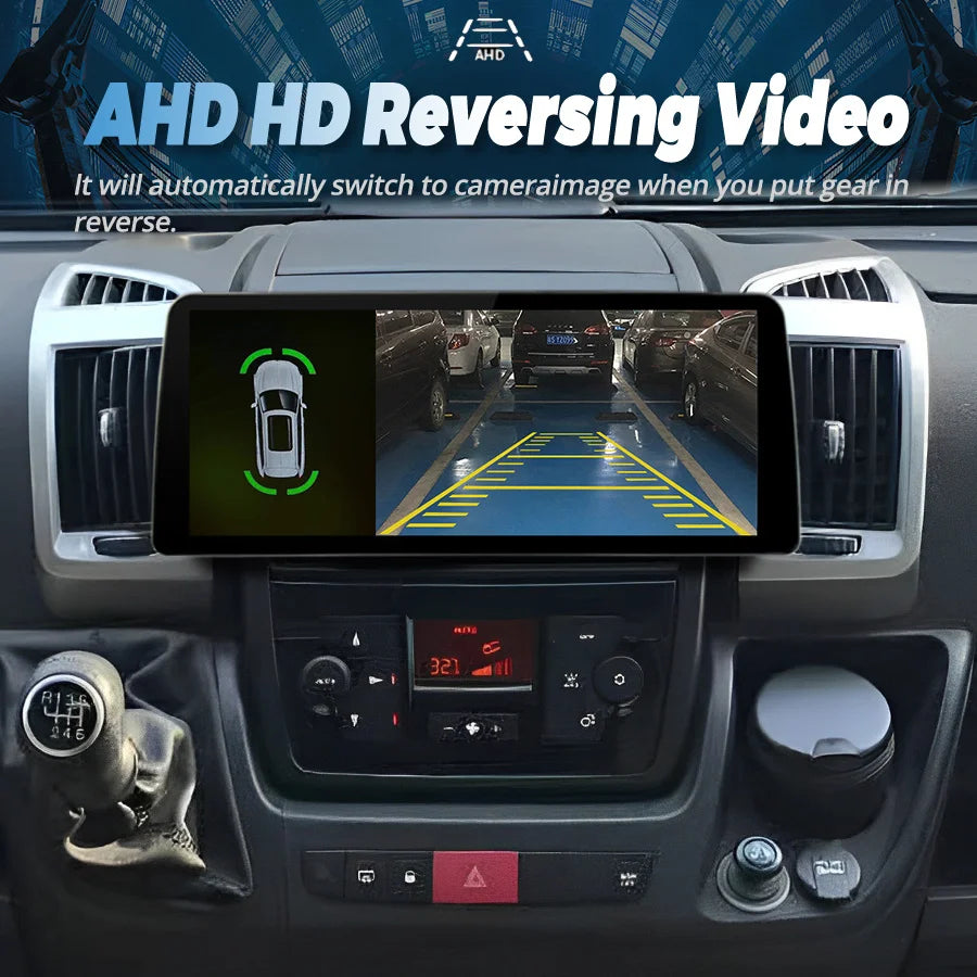 12.3inch 1920*720 Screen Radio Car Video Player Stereo For FIAT Ducato 2006-2017 Android 1