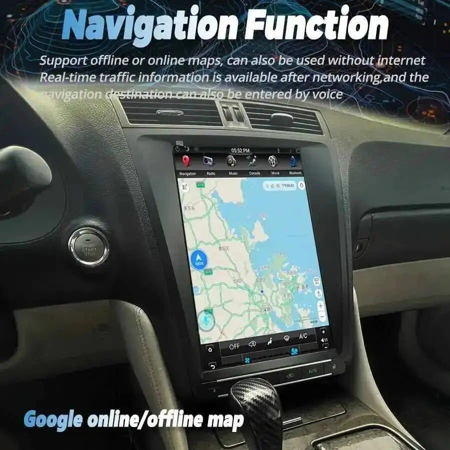 12.8" Touch Screen Android15 Car Radio For LEXUS GS300 GS350 Gs450h 2005-2011 GPS Navi Mul | AUTOKITSHOP