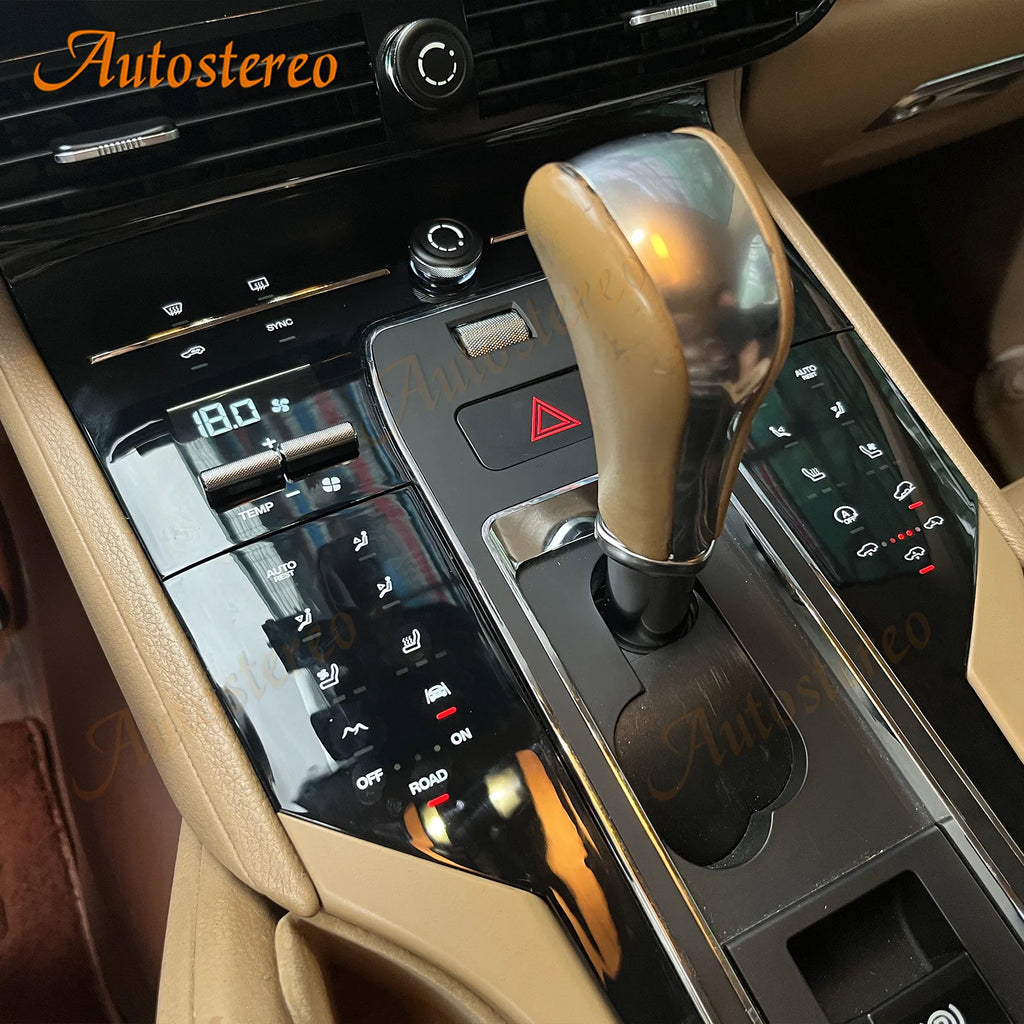 Car Digital Console Front AC Panel Full Touch 2026 Style Upgrade For Porsche Cayenne 2010-