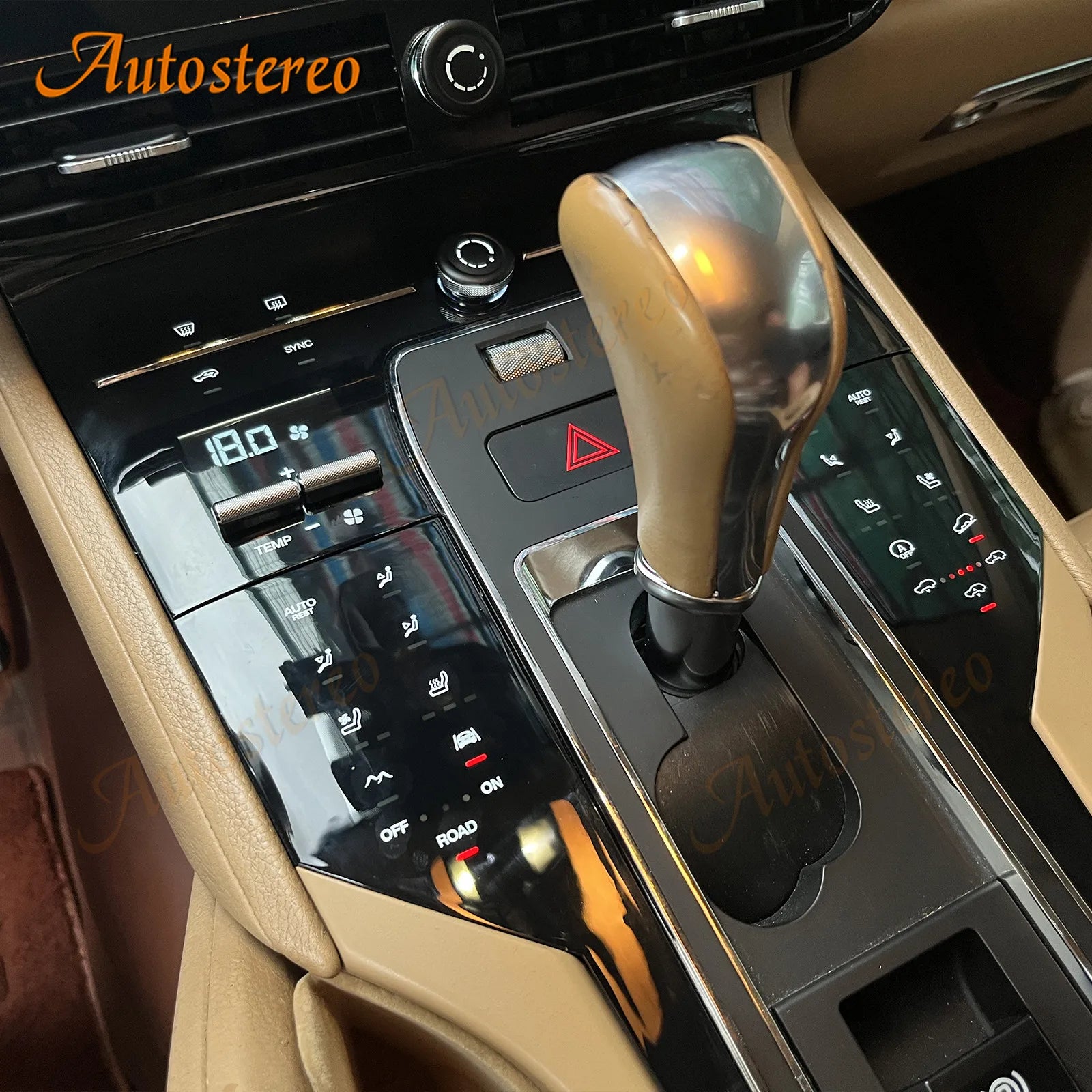 Car Digital Console Front AC Panel Full Touch 2026 Style Upgrade For Porsche Cayenne 2010-