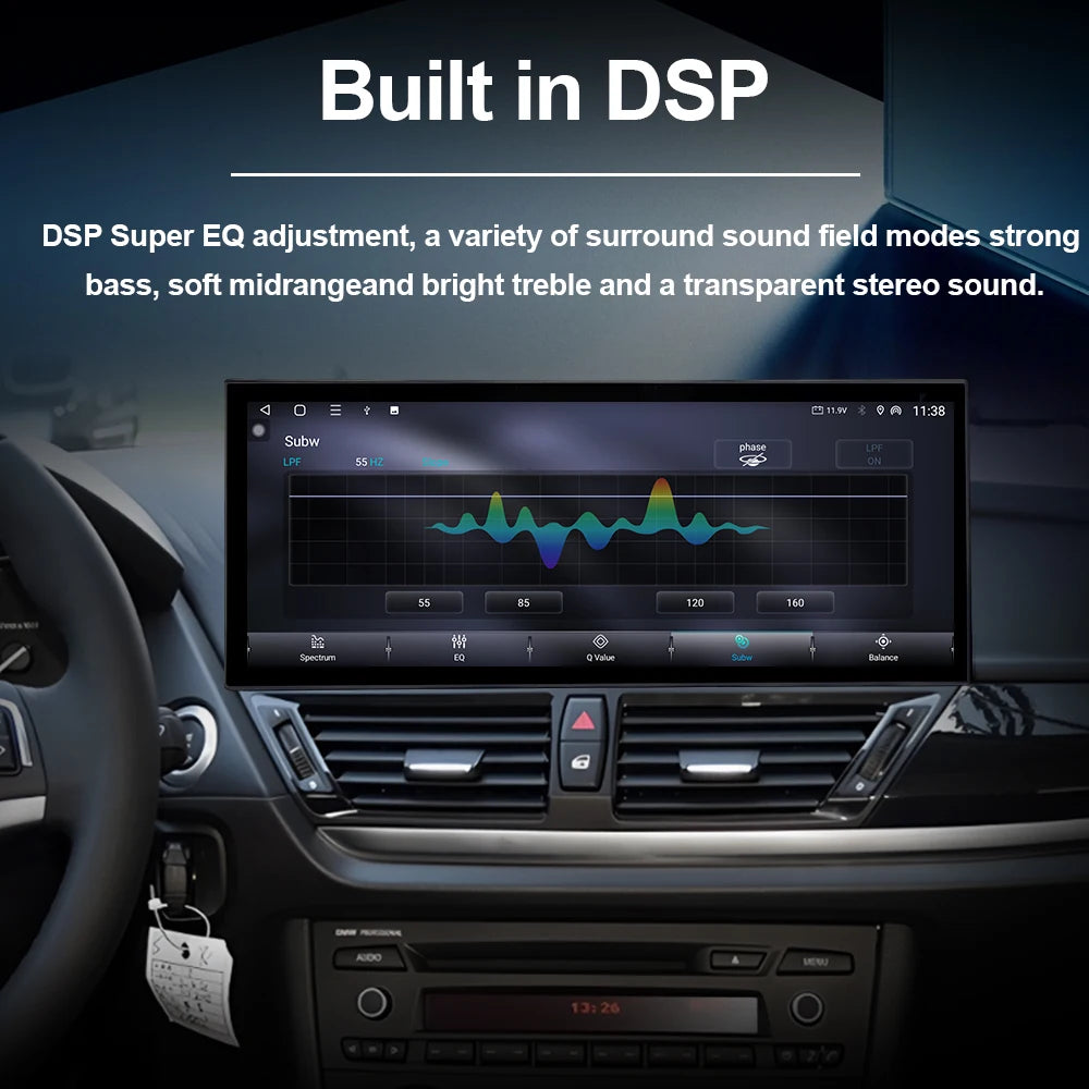 For BMW X3 E83 2005 - 2011 without original screen Car Multimedia Radio Player Android 14